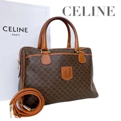 希少　セリーヌ　2way ボストンバッグ　マカダム　トリオンフ　4882