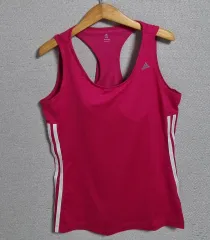 S ( 90 ) adidas(アディダス) ピンク 機能性 ノースリーブ (キャップ O