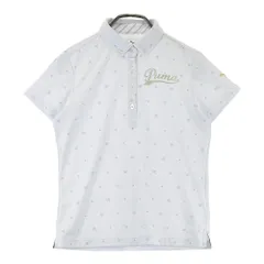 サイズ：S PUMA GOLF プーマゴルフ  半袖ポロシャツ ボーダー ホワイト系 [240101434280] ゴルフウェア レディース ストスト