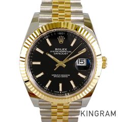 ロレックス ROLEX デイトジャスト 41 126333 SS YG 自動巻 メンズ 腕時計 sss【中古】