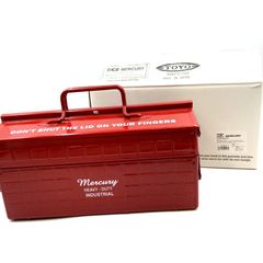 MERCURY 東洋スチール ツールボックスPRO 工具入れ 収納 収納箱 レッド アウトドア キャンプ アメリカン雑貨 マーキュリー◇TA2773
