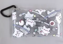 【中古】小物入れ・マルチケース・缶ケース はなまるおばけ(ちらし) パステルPOPシリーズ クリアマルチケースS 「サンリオキャラクターズ」