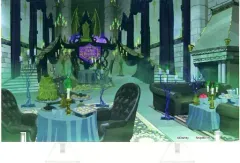 【中古】アクリルスタンド・アクリルパネル ディアソムニア寮 背景アクリルスタンド 「ディズニー ツイステッドワンダーランド」