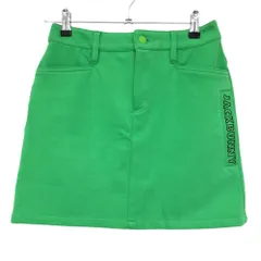 【超美品】ジャックバニー スカート グリーン ポケット口ロゴ 内側インナーパンツ レディース 0(S) ゴルフウェア 2023年モデル Jack Bunny