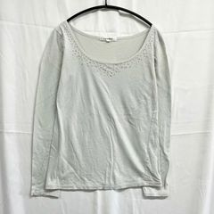 @い39　JAYRO　ジャイロ　トップス　M　ホワイトグレー