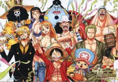 【中古】キャンバスボード・キャンバスアート 麦わらの一味 10th PARTY! キャンバスボード 「ワンピース」