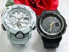 福袋 恋人たちのGショックペアウォッチ gショック 人気  婚約　夫婦 高級　クリスマス プレゼント おすすめG-SHOCK BABY-G   カシオ 2本セット  G-MS 電波ソーラー クォーツ GA-2000S-7AJFBGA-150FL-1AJF