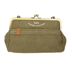 ☆ カーキ ☆ Lafiel ラフィール 刺繍 がま口 ショルダーバッグ ショルダーバッグ がま口 レディース 斜めがけ 大人 小さめ 2way ポーチ ショルダー ミニショルダーバッグ 刺繍 おしゃれ シンプル カジュアル ナチュラル 大人 かわいい