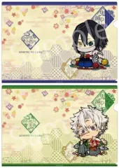 【中古】クリアファイル 伊黒＆不死川(誕生花ver.) A4クリアファイルセット 「鬼滅の刃」
