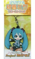 【中古】ストラップ(キャラクター) 初音ミク ラバーストラップ 「クラブニンテンドー×初音ミク and Future Stars Project mirai」早期購入特典