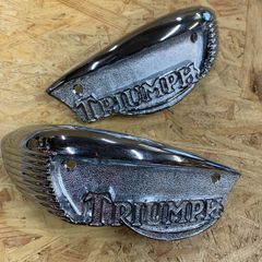 ビンテージ トライアンフ エンブレム タンクバッジ T120 Triumph