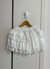 SHEIN レース フリル ティアード スカート XS 新品