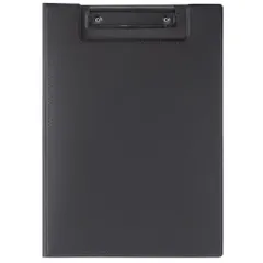 ☆ ブラック ☆ ビジネスクリップファイル A4 バインダー ビジネスクリップファイル A4 クリップボード クリップ ファイル 多機能 ビジネス 商談 オフィス レイメイ藤井 二つ折り 上品 仕事 ペンホルダー ポケット 書類 高級感 スリム 会議 面接