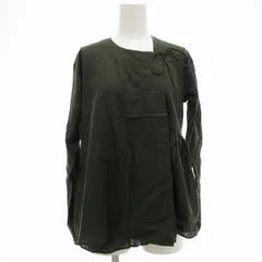 バッカ BACCA 20SS オーガンジー インディアカシュクールブラウス リボン アシメ 長袖 36 S カーキ 35-01-02-01501 /TZ 1015のサムネイル