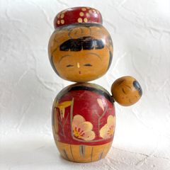 こけし 日本人形 伝統工芸品 japan Japanese Wood Kokeshi Dolls traditional【208】