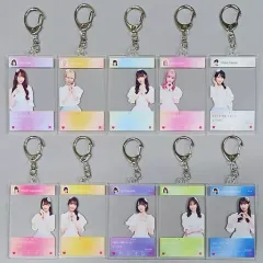 【中古】キーホルダー 全10種セット SNS風クリアキーホルダー 「エンタメくじ イコールラブ(=LOVE)くじ」 D賞