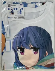 未開封　ゆるキャン△　フルグラフィックTシャツ　志摩リン　ホワイト　フリーサイズのサムネイル