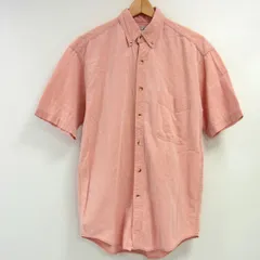 希少 80～90s ヴィンテージ カナダ製 L.L.Bean エルエルビーン 半袖ボタンダウン ワークシャツ メンズ S