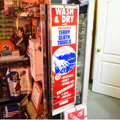 【直輸入品】TELLY CLOTH TOWELS カーウォッシュベンダー 洗車 自動販売機 ロッカー 収納 エアフレッシュナー 芳香剤 アメリカン雑貨 ガレージ ビンテージ インテリア