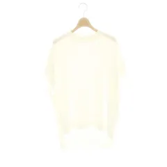 セオリーリュクス theory luxe FIRESCO REITH ニット チュニック ノースリーブ 38 白 ホワイト /AT ■OS