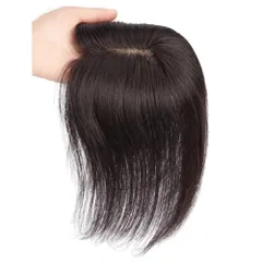 『数量限定』 QIAOXI ヘアピース ポイントウィッグ 総手植え 黒いネット 部分ウィッグ 人毛100% レディース ウィッグ 医療用ウイッグ 自然 頭頂部 白髪隠し ナチュラル 分け目 超リアルスキン 小顔効果 軽薄 通気性優れ 女性用 トップカバー 増毛