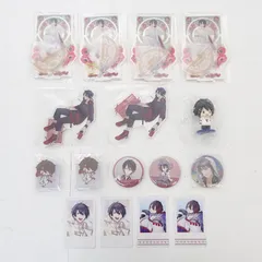 【三重店】にじさんじ 夢追翔 グッズ まとめ売り 計16点セット（アクスタ/フィギュア/缶バッジ他）【710-B692】