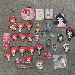 【NPA】黒澤ルビィ多め ラブライブサンシャイン グッズ まとめ アクリルキーホルダー ラバーストラップ
