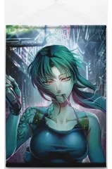 【中古】タペストリー レヴィ 原作版 B2タペストリー 「ブラックラグーン -BLACK LAGOON-」