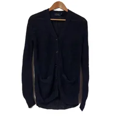 POLObyRalphLauren(ポロラルフローレン) カーディガン サイズXS レディース - ダークネイビー 長袖/麻