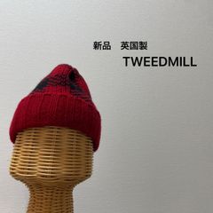 A TISSU ニット帽 ビーニー ワインレッド - メルカリ