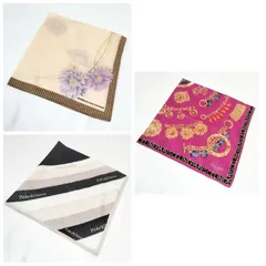 【ブランド】CELINE Pinky&Dianne JUNKO KOSHINO ハンカチ3品セットのサムネイル