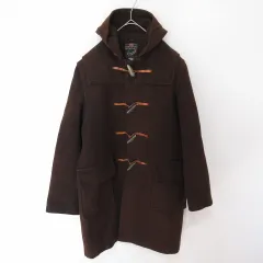 ★英国製 Gloverall グローバーオール ダッフルコート ブラウン系 w922501ss