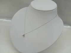 【K18WG】金 ゴールド ホワイトゴールド 約40cm ダイヤモンド0.06ct ネックレス レディース アクセサリー 貴金属 ジュエリー 中古