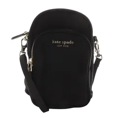 ケイトスペード KATE SPADE サム KSNYL ナイロン ノース サウス フォン クロスボディバッグ ショルダーバッグ ロゴ 黒のサムネイル