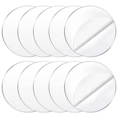 【在庫セール】直径50/75mm 10個セット 厚さ3mm 丸型 アクリル板 看板 アクリル板 インテリア フォトフレーム 標本ディスプレイ キーホルダー 3mm 装飾品 手工芸品 (直径75mm)