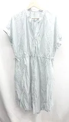 ◇ ⊂ FREE'S SHOP<!-利用不可文字-!>フリーズショップ 半袖 ロング ワンピース サイズFR ミント系 レディース E  【1410100038527】