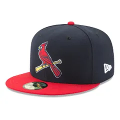 ニューエラ 59FIFTY MLBオンフィールド セントルイス・カージナルス オルタネイト2 ネイビー スカーレット 1個 New Era ACPERF STLCAR ALT2 23J ST. LOUIS CARDINALS