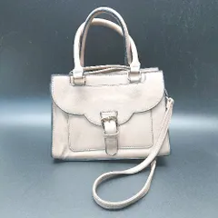 ◇ INGNI イング ２WAY レザー コンパクト カジュアル ハンド ショルダーバッグ ブラウン レディース E  【1308290067772】