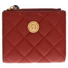 VERSACE (ヴェルサーチ) 二つ折り財布 メデューサ レザー レッドのサムネイル
