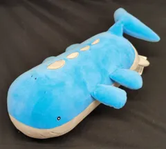 10分の1サイズホエルオー　ぬいぐるみ ポケモン」ホエルオーのぬいぐるみは145cm！10分の1サイズで登場