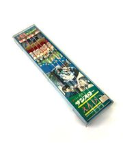 昭和レトロ　サンスター　バッチ付　えんぴつ　超人バロムワン　HB　1ダース