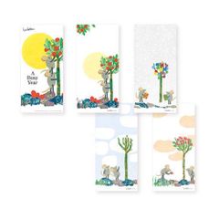 新品 表現社 レオ・レオニ 一筆箋 A Busy Year 20－220