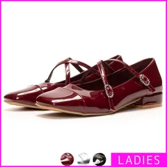 【新品・未使用】 ストラップパンプス レディース 婦人 パンプス ローヒール ヒール 痛くない 大人 きれいめ おしゃれ ビジュー メリージェーンパンプス 春 夏 秋 靴 シューズ 22.5 23 23.5 24 24.5 レッド 赤 ZPT-0004-CP