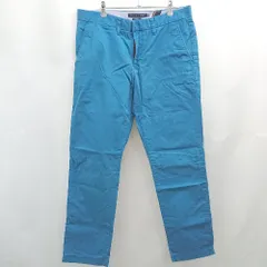 ◇ Θ TOMMY HILFIGER トミーヒルフィガー コットン100% スラックス サイズ34/32 ライトブルー系 メンズ E  【1507030012120】のサムネイル