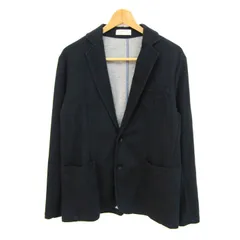 バックナンバー テーラードジャケット 大きいサイズ アウター メンズ X-LARGEサイズ ネイビー BACK NUMBER 【中古】