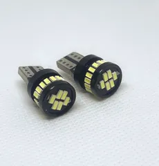 高輝度 T10 LEDバルブ 特注の高輝度チップ24連搭載 キャンセラー内蔵  ポジション球 車幅灯 スモールランプ ナンバー灯 ライセンスランプ 車検対応 2個SET トヨタ 日産 三菱 ダイハツ ホンダ スズキ Bタイプ