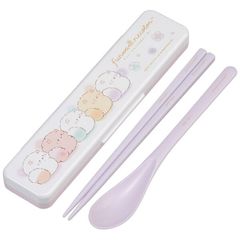 抗菌音のならないコンビセット 箸18cm  ふんわりねころん すみっコぐらし