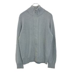 POLO RALPH LAUREN - 90年代 Polo by Ralph Lauren ポロ ラルフローレン チルデンニット ウールセーター グレー (レディース L) 中古 古着 T3113 POLO RALPH LAUREN - 90年代 Polo by Ralph Lauren ポロ ラルフ