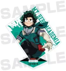 【中古】アクリルスタンド・アクリルパネル 緑谷出久B 「僕のヒーローアカデミア THE MOVIE ヒーローズ：ライジング 描き下ろしイラスト トレーディングアクリルスタンド」