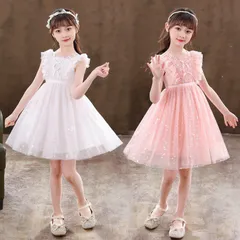 女の子 ドレス ピアノ発表会 子供 ワンピース フォーマル キッズ ドレス 星柄飾り エレガント 演奏会 結婚式 入園式 パーディー 子供服 プレゼント 演奏会 結婚式 入園式 パーディー 子供服 お姫様ドレス お呼ばれ ximilu05